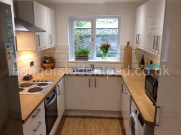 New glossy white kitchen