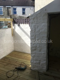 Back yard with open aspect