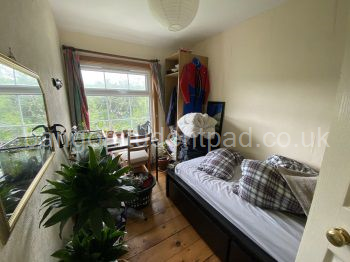 Single bedroom on top floor with 2 x under-bed storage