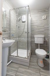 shower room (with a separate toilet next door)